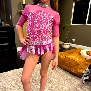 Girls jazz/tap dance costume